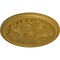Ekena Millwork Swindon Ceiling Medallion (Fits Canopies up to 2 7/8"), 16 7/8"OD x 1 1/2"P, Pharaohs Gold CM16SWPGS - alternate 4